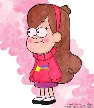 Гравити Фолз Мейбл для срисовки