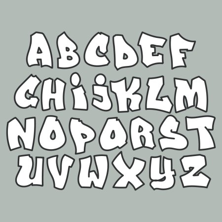 Граффити алфавит