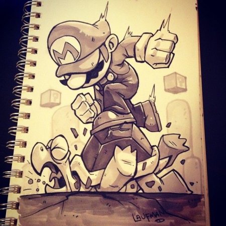 Laufman Art Марио
