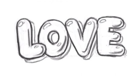 Красивые надписи карандашом