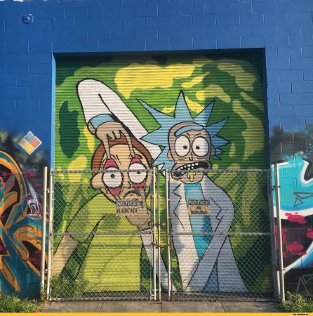 Rick and Morty граффити