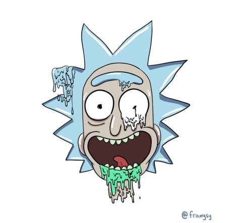 Rick and Morty граффити