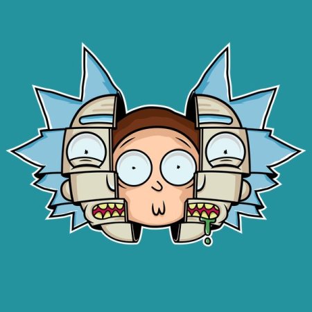 На половину Рик наполовину Морти