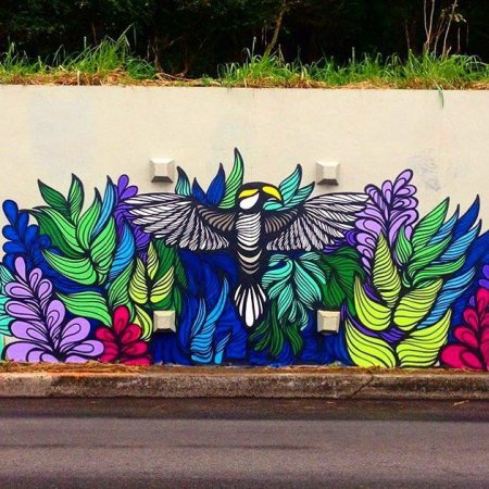 Цветочное граффити