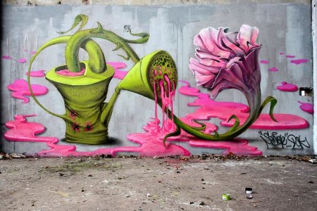 Граффити цветы