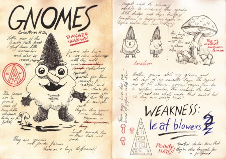 Книга Гравити Фолз Гномы