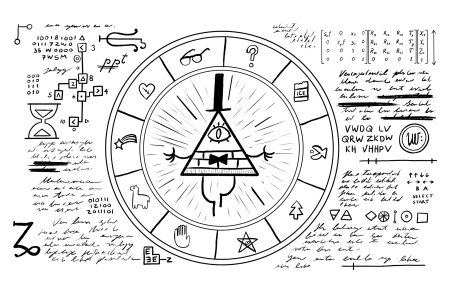 Билл шифр раскраска
