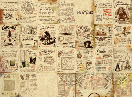 Листы дневника Гравити Фолз 3