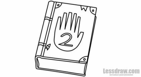 Гравити Фолз дневники 1 2 3 раскраска