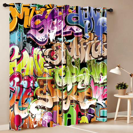 Занавески граффити