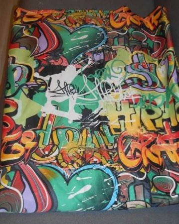 Рулонные шторы граффити