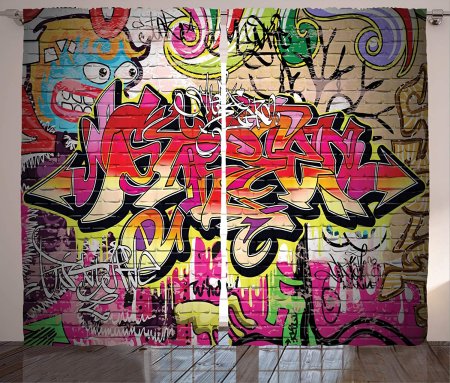 Рулонные шторы граффити