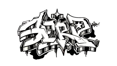 Скетчи граффити