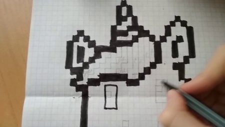Рисунки граффити по клеткам