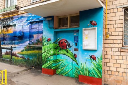 Рисование на стенах домов