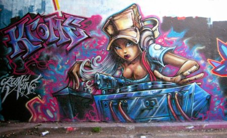 Арты в стиле граффити