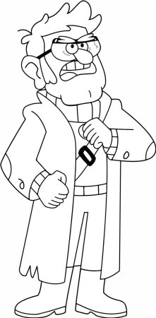 Форд Пайнс раскраска