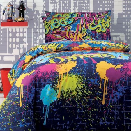 Постельное белье яркое для подростка