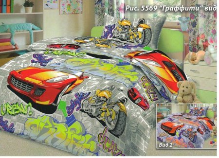 Постельное белье граффити