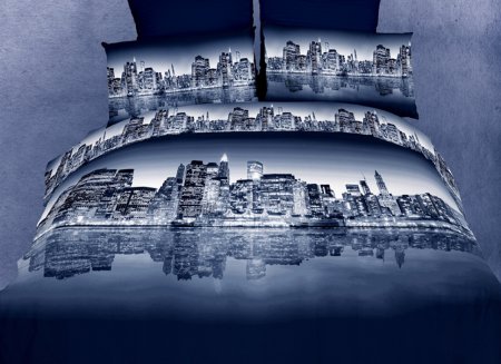 КПБ сатин Нью Йорк