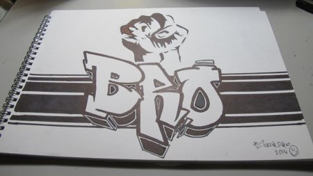 Идеи для граффити на бумаге