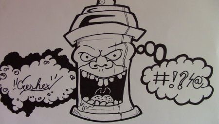 Рисунки к граффити черепа персонажи баллоны (48 фото)