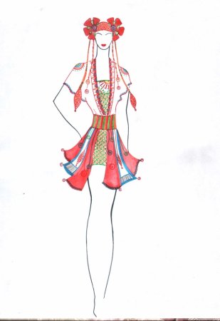 Стилизация национального костюма