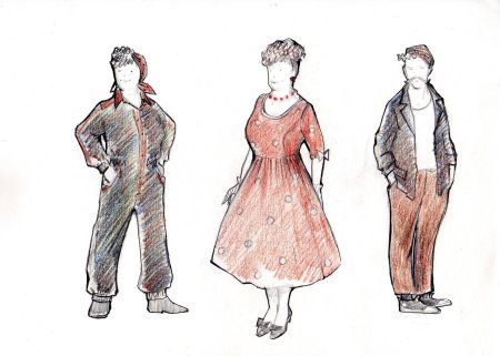 Наброски костюмов