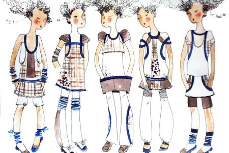 Коллекция одежды эскизы
