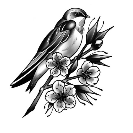 Тату эскизы птицы