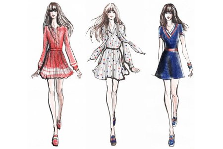 Эскиз современной одежды