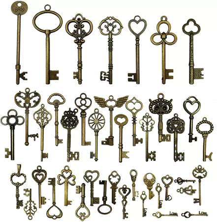 Нарисовать старинный ключ