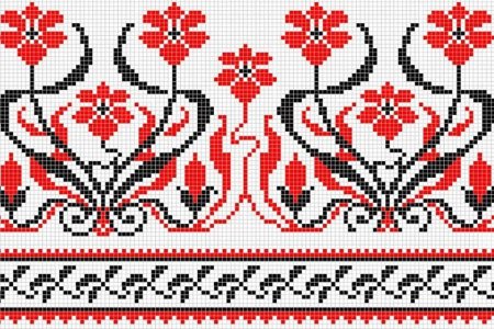 Рушники кубанских Казаков орнамент