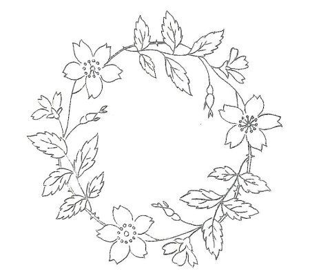 Трафареты для вышивки гладью