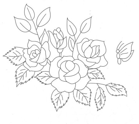 Эскизы для вышивки гладью