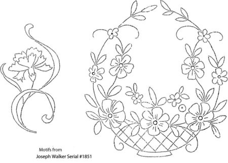 Узоры для вышивания стебельчатым швом