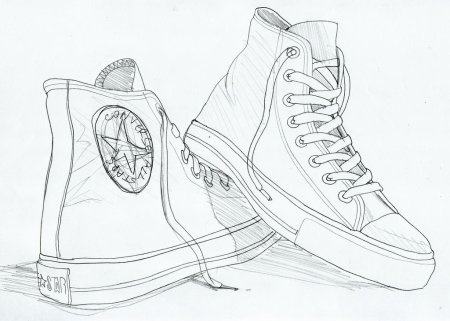 Кеды эскиз