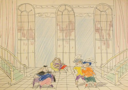 Эскиз спектакля