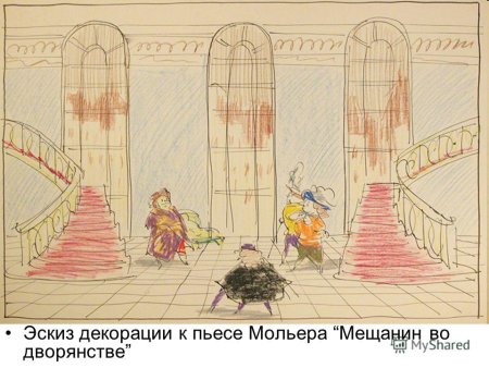 Наброски декораций