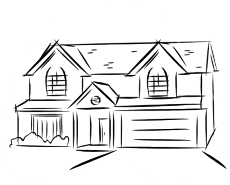 Проекты домов карандашом