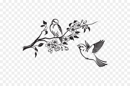 Птичка узор