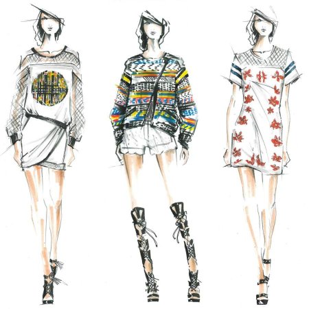 Эскизы дизайнеров