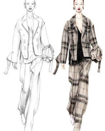 Эскизы одежды