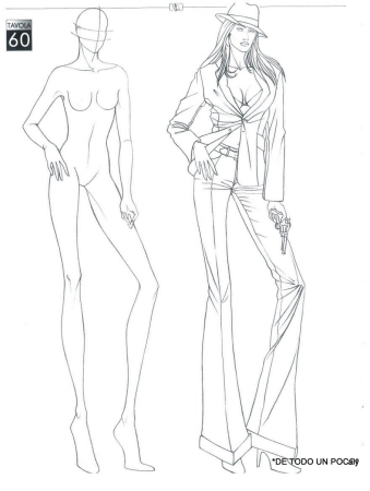 Модели для рисования одежды