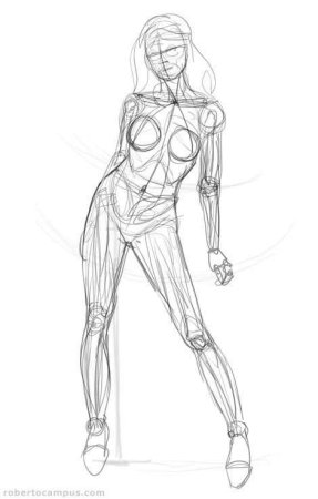 Мужская фигура для рисования