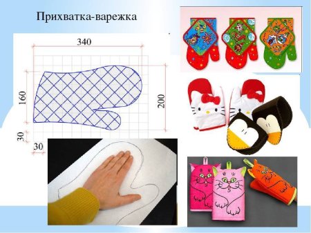 Выкройка Прихватки