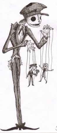 Эскиз куклы Марионетки