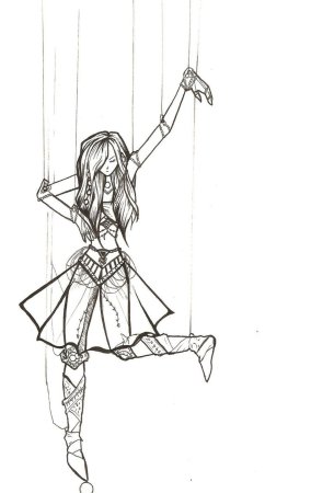 Нарисовать марионетку