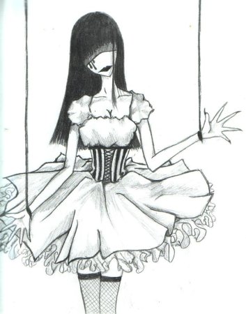 Марионетка эскиз