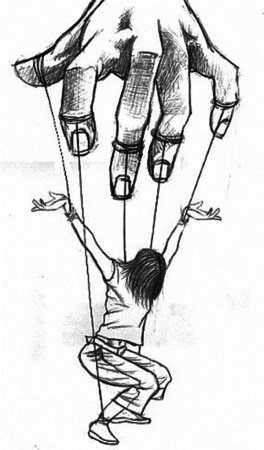 Марионетка рисунок